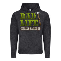Vintage Black dad lıfe totally naıled it Vintage Hoodie - BarkalooDesign