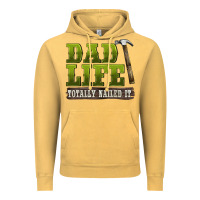 Vintage Mustard dad lıfe totally naıled it Vintage Hoodie - BarkalooDesign