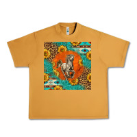 Peanut Butter western percheron horse Urban Heavy Tee - LillyAllenDesigns