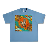 Pebble Blue western percheron horse Urban Heavy Tee - LillyAllenDesigns