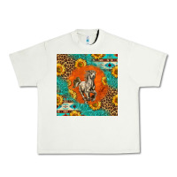 Pistachio western percheron horse Urban Heavy Tee - LillyAllenDesigns