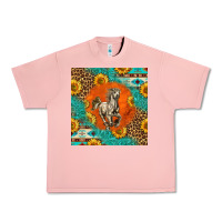 Salmon western percheron horse Urban Heavy Tee - LillyAllenDesigns