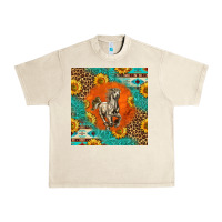 Sandshell western percheron horse Urban Heavy Tee - LillyAllenDesigns