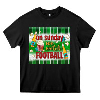 Black on sunday we watch football tumbler Heavy Core Tee - BundleAndBundleShop