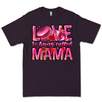 Plum Love is Being Called Mama Premium Tee - CowhideDigitalArt