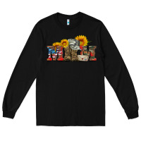 Black mom boots hat and sunflower Long Sleeve Tee - Artiststas