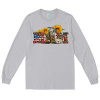 Moon Dust mom boots hat and sunflower Long Sleeve Tee - Artiststas