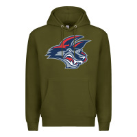 Army Green elmira j4ckals Premium Hoodie - DesigneFamous