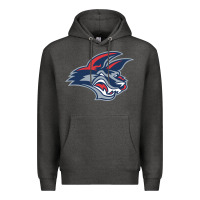 Charcoal Heather elmira j4ckals Premium Hoodie - DesigneFamous