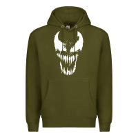 Army Green venom classic Premium Hoodie - DesigneFamous