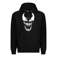 Black venom classic Premium Hoodie - DesigneFamous