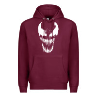 Burgundy venom classic Premium Hoodie - DesigneFamous