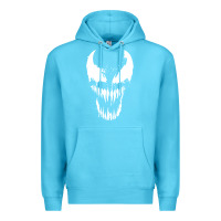 Ocean Blue venom classic Premium Hoodie - DesigneFamous