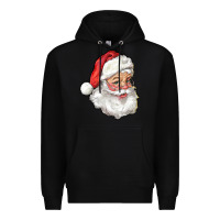 Black santa Premium Hoodie - RanaPortraitStore