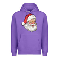 Purple santa Premium Hoodie - RanaPortraitStore