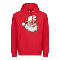 Red santa Premium Hoodie - RanaPortraitStore