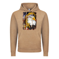 Vintage Coffee american mullet   eagle Vintage Hoodie - BarkalooDesign