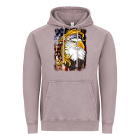 Vintage Zinc american mullet   eagle Vintage Hoodie - BarkalooDesign