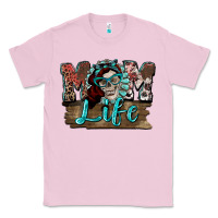 Bubblegum Pink Mom life skull Mother's Day Classic Tee - FaDigitalArtStudio