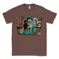 Chestnut Mom life skull Mother's Day Classic Tee - FaDigitalArtStudio