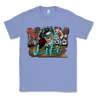 Colony Blue Mom life skull Mother's Day Classic Tee - FaDigitalArtStudio