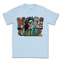 Dusty Blue Mom life skull Mother's Day Classic Tee - FaDigitalArtStudio