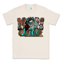 Natural Mom life skull Mother's Day Classic Tee - FaDigitalArtStudio