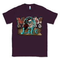 Plum Mom life skull Mother's Day Classic Tee - FaDigitalArtStudio