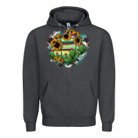 Smoke Aguascalientes State Of Mexico Map Zipper Hoodie - RanaPortraitStore
