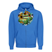 True Royal Aguascalientes State Of Mexico Map Zipper Hoodie - RanaPortraitStore
