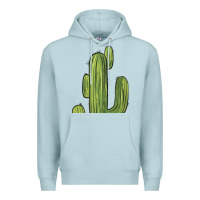 Blue Mist cactus Premium Hoodie - BarkalooDesign