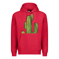Cardinal cactus Premium Hoodie - BarkalooDesign