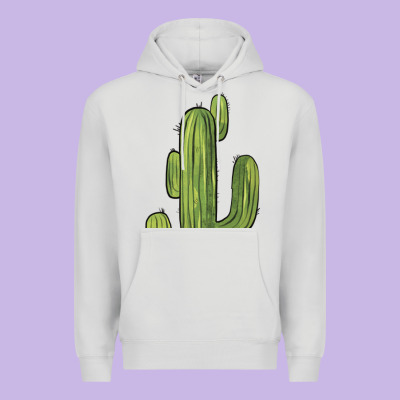 Cactus Premium Hoodie Designed By Barkaloodesign