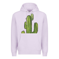 Lilac cactus Premium Hoodie - BarkalooDesign