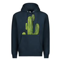 Navy cactus Premium Hoodie - BarkalooDesign