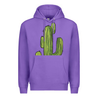 Purple cactus Premium Hoodie - BarkalooDesign