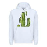 White cactus Premium Hoodie - BarkalooDesign