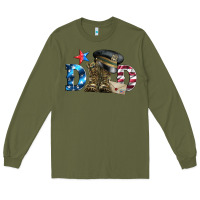 Army Green dad military boots and hat Long Sleeve Tee - Artiststas