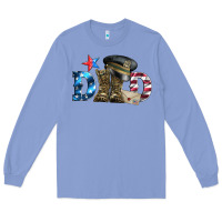 Colony Blue dad military boots and hat Long Sleeve Tee - Artiststas