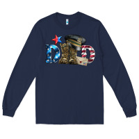 Dad Military Boots And Hat Long Sleeve Tee | Teevron