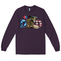 Plum dad military boots and hat Long Sleeve Tee - Artiststas