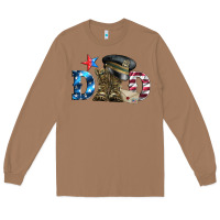 Toasted Coconut dad military boots and hat Long Sleeve Tee - Artiststas