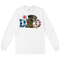 White dad military boots and hat Long Sleeve Tee - Artiststas