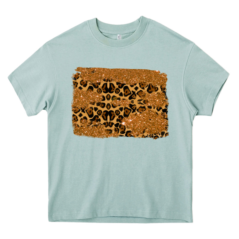Leopard Glitter Background Heavy Core Tee by RanaPortraitStore | Teevron
