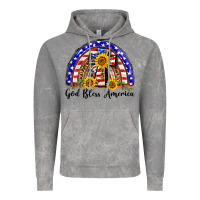 Cloud Rock god bless america  rainbow Vintage Hoodie - BarkalooDesign