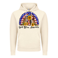 Vintage Artic god bless america  rainbow Vintage Hoodie - BarkalooDesign