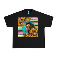 Black quarter horse aztec pattern Urban Heavy Tee - LillyAllenDesigns