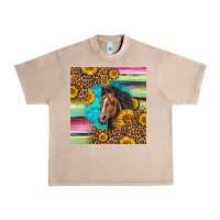 French Oak quarter horse aztec pattern Urban Heavy Tee - LillyAllenDesigns