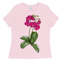 Bubblegum Pink Moth Orchid Ladies Tee - LillyAllenDesigns