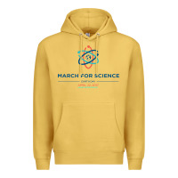 Antique Gold march for science astronaut Premium Hoodie - DesigneFamous